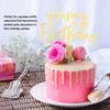 Double-Sided Acrylic Cake Topper Insert Card Flag Cupcake Toppers Baby Shower Birthday Party Wedding Cake Decor Dessert 10pcs
