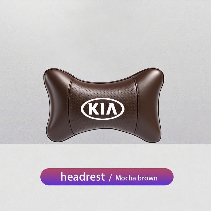 Car Headrest Auto Breathable Seat Neck Pillow Accessories For KIA EV6 Stinger RIO Sorento Picanto Ceed Borrego Syros K4 K5 K8 K9