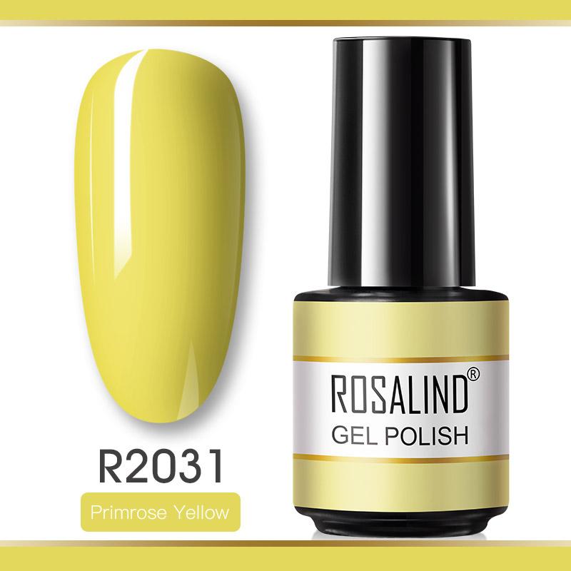 ROSALIND Gel Nail Polish 100 Colors Nail Gel For Design Nails Art 7ml Soak Off Crackle/Neon Luminous Semi Permanent Gel Polish