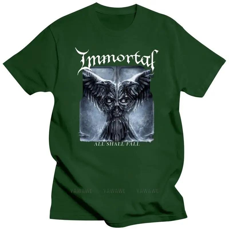 IMMORTAL ALL SHALL FALL NEW BLACK SHORT LONG SLEEVE T-SHIRT Print Male Brand New T Shirts Unisex Male Short Sleeve Casual Tops