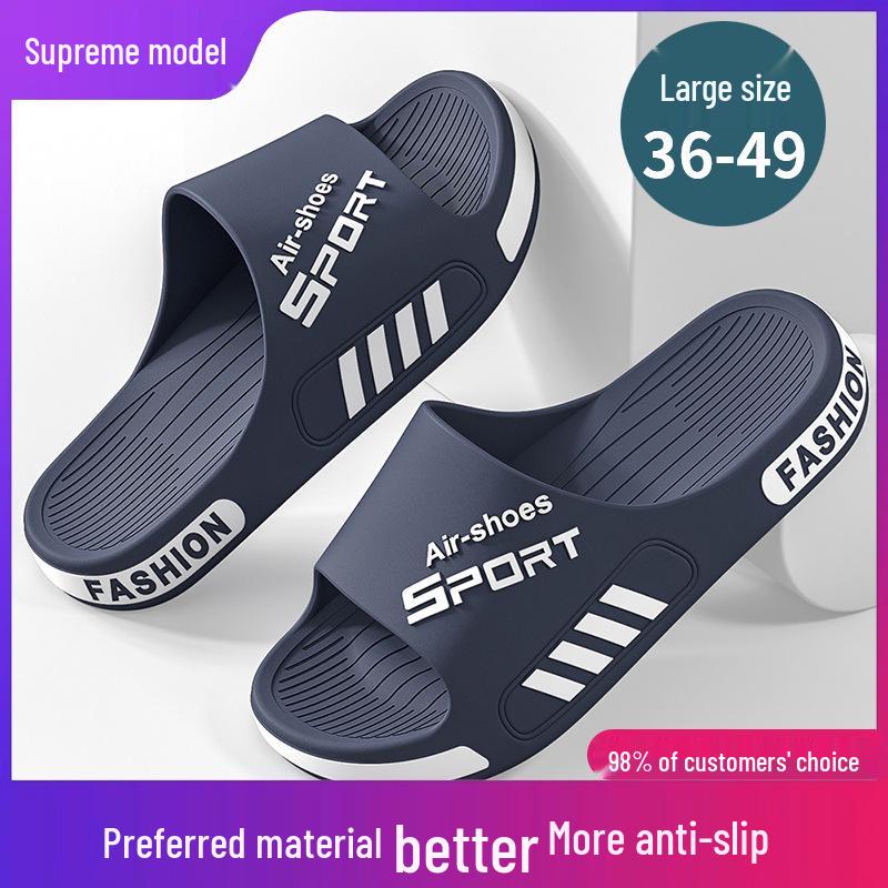 2024 Men's Outdoor Odor-Resistant Wide Cool Summer Non-Slip Slippers