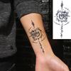 1 Foglio Tatuaggi Temporanei Vichingo Maori Drago Totem per Uomo Avambraccio Collo, Adesivi Tatuaggio Finti Temporanei Impermeabili Tatuaggi Realistici