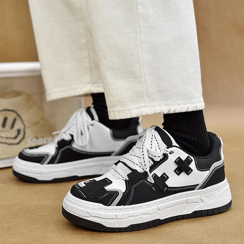 

8902 Black Warrior Bread Shoes: Stylish Casual Dad Sneakers 39 білий