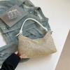 Fashion Large Capacity Woven Straw Tote Single Shoulder Underarm Bag For Women