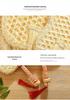 Durable Handmade Large Wheat Straw Palm Fan for Summer Household Use