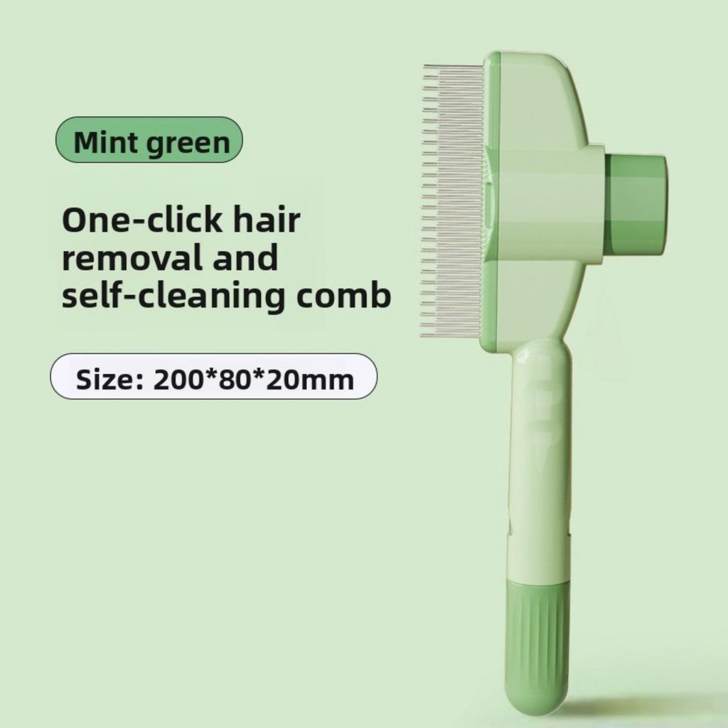 1 Cat Bath and Massage Brush - Self-cleaning Pet Grooming Comb, Soft PP Material, Gentle for Cats, Very Suitable for Bathing and Hair Removal