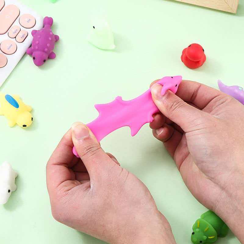 Dinosaur Kawaii Squishies Soft Squeeze Fidget Toys For Stress Relief Kids Party Favors Stocking Stuffers Classroom Prizes