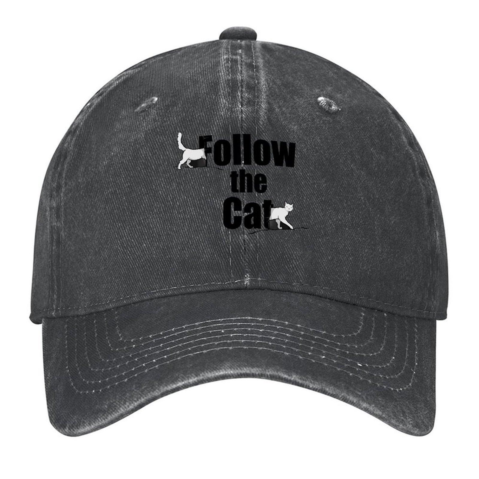 

2026 Follow The Cat Baseball Cap Golf Hat Unique Hats Sailor Cap For Men Military Tactical Cap Caps Male Women s