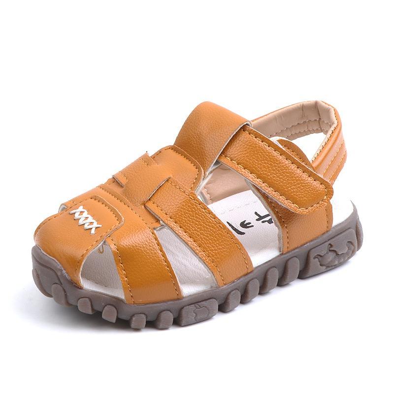 Summer Kids Closed-Toe Casual Sandals, Toddler Little Boys Girls Breathable Beach Shoes