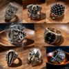 Herren Retro Dämonenauge Punk Ring – Stilvoller, Ein-Finger, Persönlichkeits Schmuck für Jungen