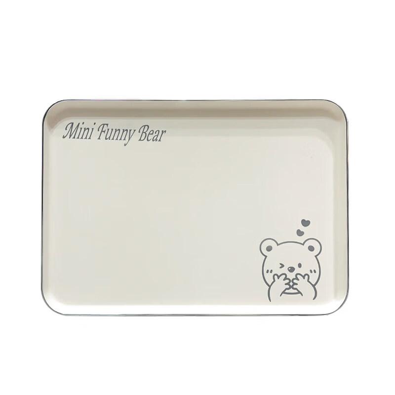 Ins Style Rectangular Plastic Serving Tray