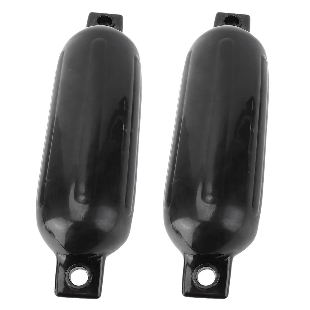 Aufblasbarer Bootsfender PVC Leicht Tragbarer Bootsanlegefender mit Schwarzem Seil für Yachtschiffe