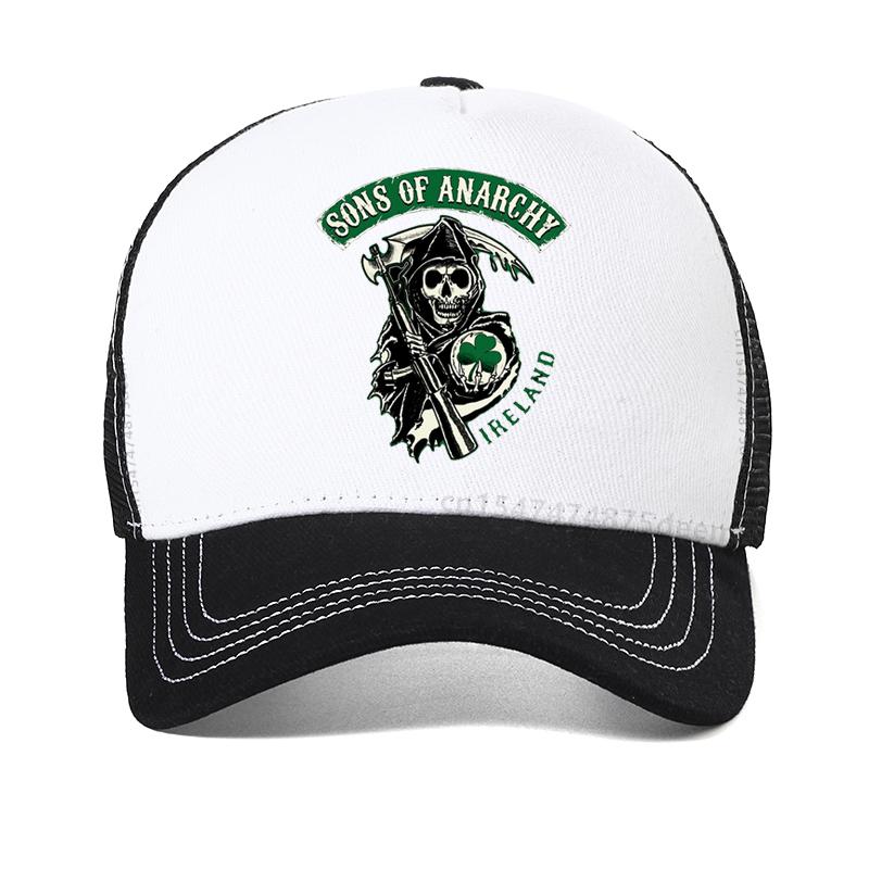 SAMCRO Baseball Cap SOA Sons of Anarchy Skull Casual Snapback Hat Fashion skull High Quality Racing Motorcycle Sport hat