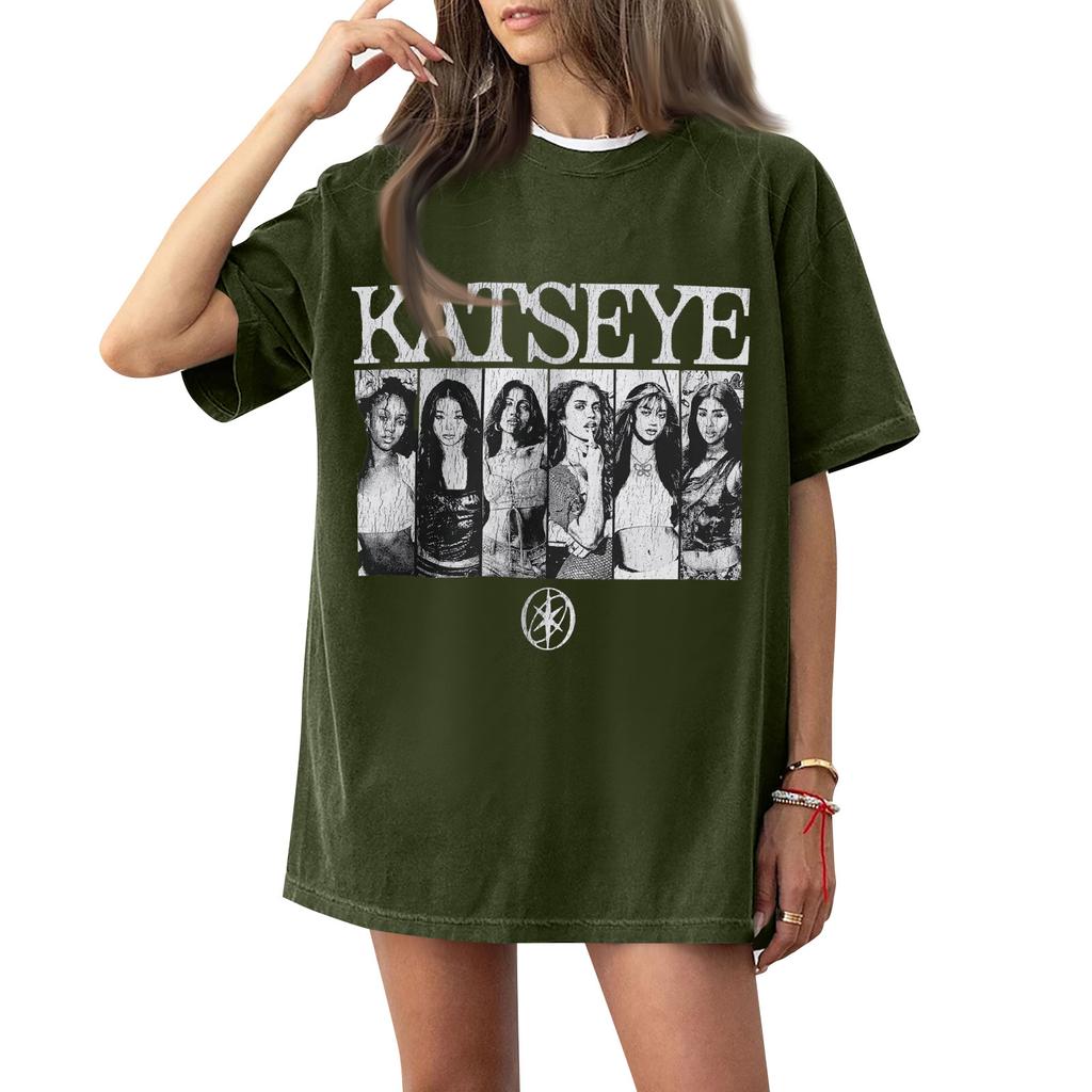 Women's Round Neck Printed Short-sleeved T-shirt Top