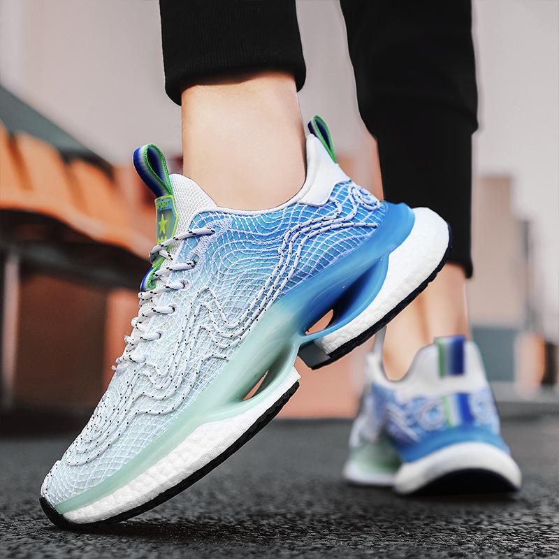 New Sports and Leisure Popcorn Soft Sole Shock Absorption Fashion Trend Versatile Sports Running Shoes