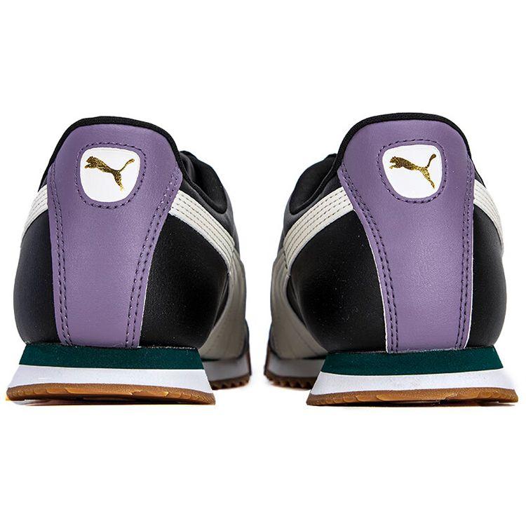Puma Roma Basic Plus Unisex Black White Purple 369571-41