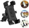Bike Phone Mount 360 Rotatable Anti Vibration Motorcycle Handlebar Holder Universal Non Slip Cycling GPS Bracket