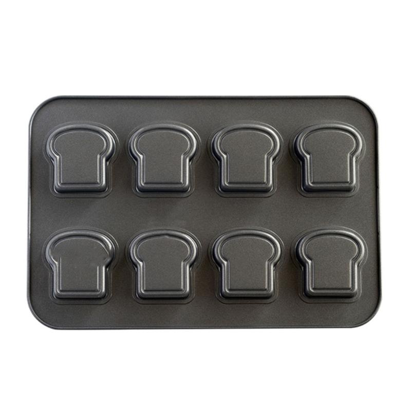 

Thickened Carbon Steel 6 Cavity Nonstick Baking Pan For Even Heat Distribution And Easy Cake Releases With Multi Design