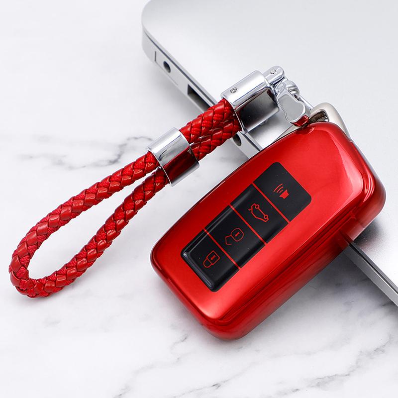 

Для Lexus NX 200 NX300H RX350 450H ES350 ES 300h TPU Автомобіль дистанційного ключа Чохол Чохол Fob Сумка Shell Тримач Брелок Протектор number key chain