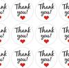 60pcs Thank You Stickers Gift Sealing Wraps Present Decoration Cookie Bag Labels Scrapbooking