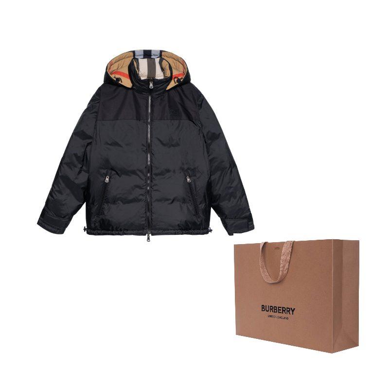 Burberry Reversible Exaggerated Check Nylon Puffer Jacket 80331151