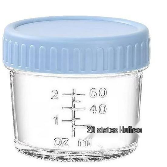 Available Mason Glass Bottle - 120ml Baby Food, Jam, Caviar, and Thickened Sealed Jar