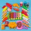 Cosplay Kids Barbecue Food Toy Multi-set Simulation Food Toy Set  for Kids Toddlers
