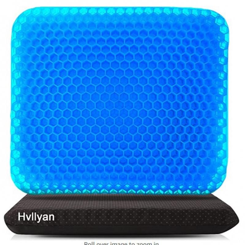Summer Cooling Gel Seat Cushion - Honeycomb Silicone for Office, Car, and Long Sitting Comfort