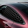 2PCS Hexagonal Car Window Stickers Honeycomb Texture Side Window Decals For Privacy And Unique Decoration