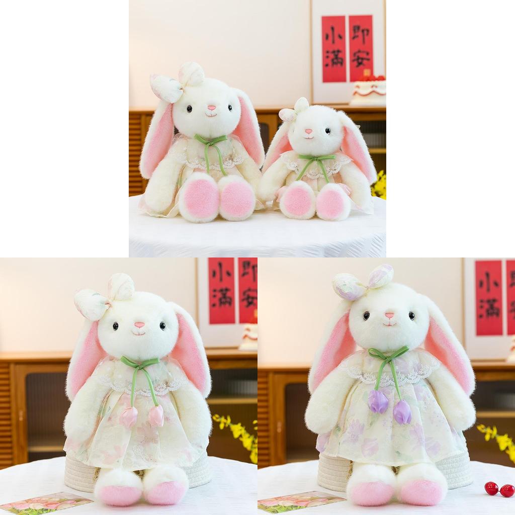 Cute Cartoon Bunny Plush Toy With Pp Cotton Filling For Kids And Giftgiving