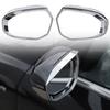 Only Fit For LHD! For BMW X3 (G45) 2024 2025 Car Accessories ABS Rearview Mirror Eyebrow Shield Cover 2pcs