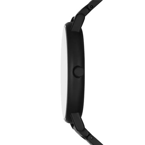 Skagen Men's SIGNATUR Three-Hand Black Stainless Steel Watch, SKW6914