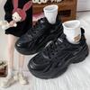 Dad Shoes Children 2025 Autumn New Thick-soled Muffin Shoes Rubber Soft-soled Color Matching Casual Sports Shoes Mixed Batch