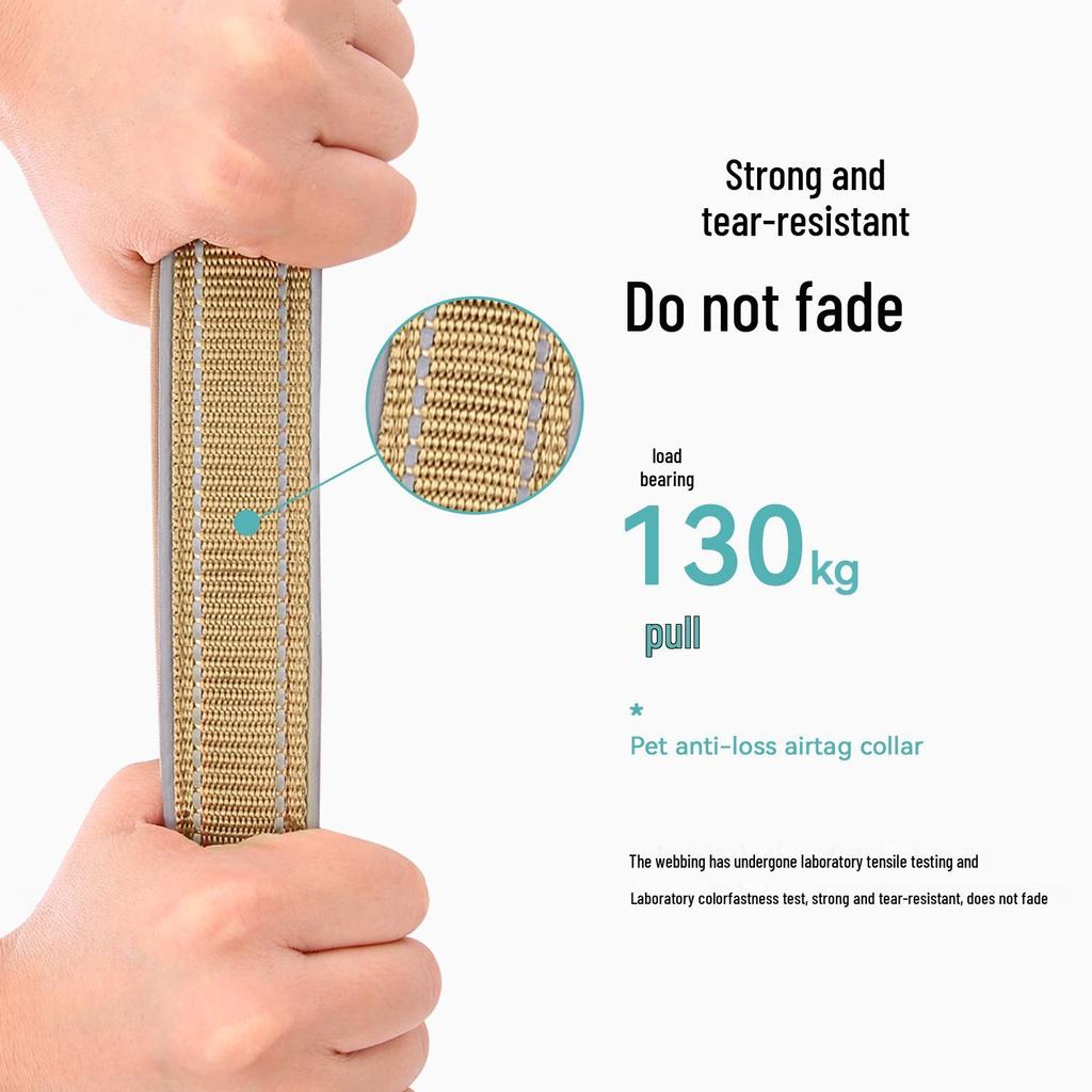 Airtag Pet Collar Cover: Anti-Lost Positioning Protective Dog Collar.