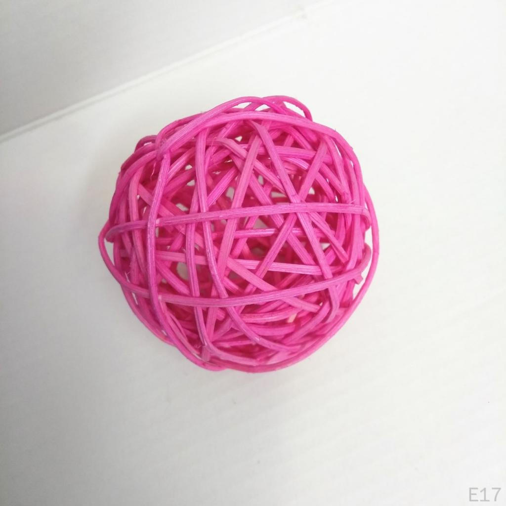 10 Pcs Wicker Rattan Balls Decorative DIY Craft Wedding Home Decorations