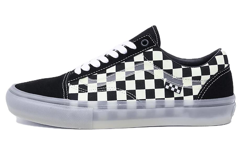 Кеды Vans Old Skool для скейтбординга Светящиеся в темноте Шахматная доска VN0A5FCB5S5 37