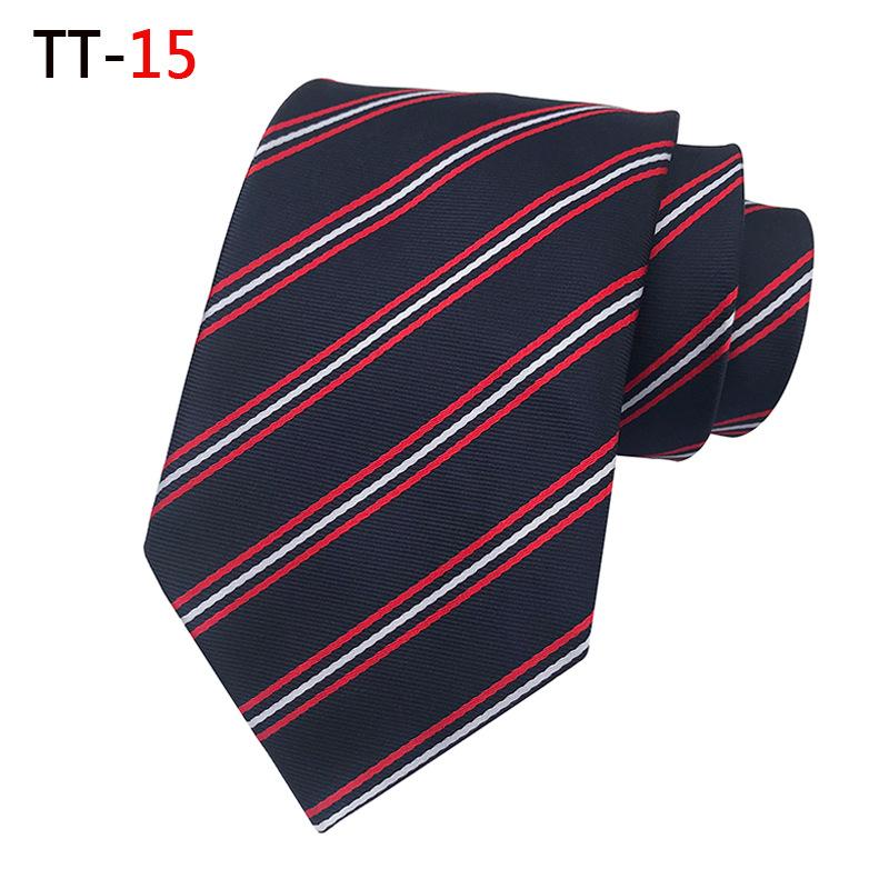 Gestreifte Krawatte Business Anzug Zubehör Arbeit Casual Krawatte