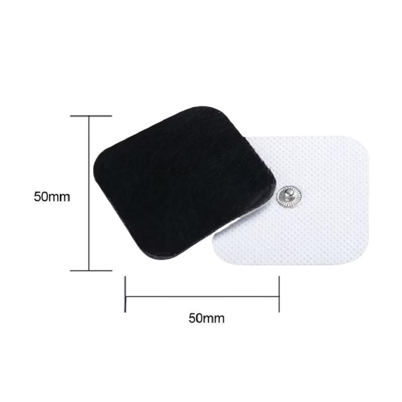 5x5cm Non-Woven Button Electrode Patch - Universal Silicone Massage Acc.