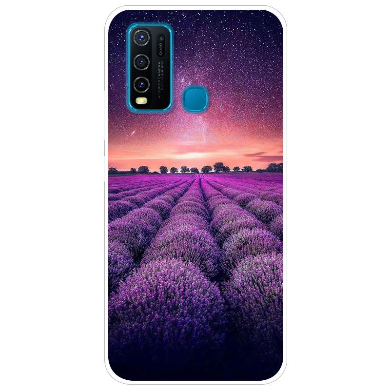 Buy For Vivo Y30 VivoY30 Case Soft Silicone Back Cover Cartoon Phone Case  Starry sky at affordable prices — free shipping, real reviews with photos —  Joom