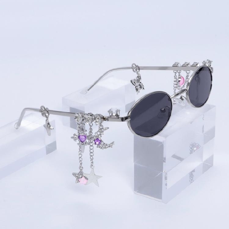 Popular Plain Glasses for Eye Fatigue Reduce with Oval Frame 2000s Cool Eyewears