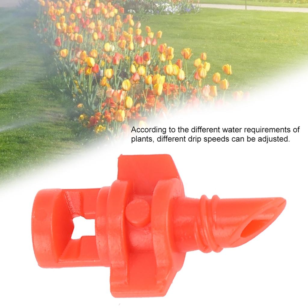 100Pcs 360 degrees  Micro Garden Water Sprayer Misting Nozzle Refraction Atomize Sprinkler