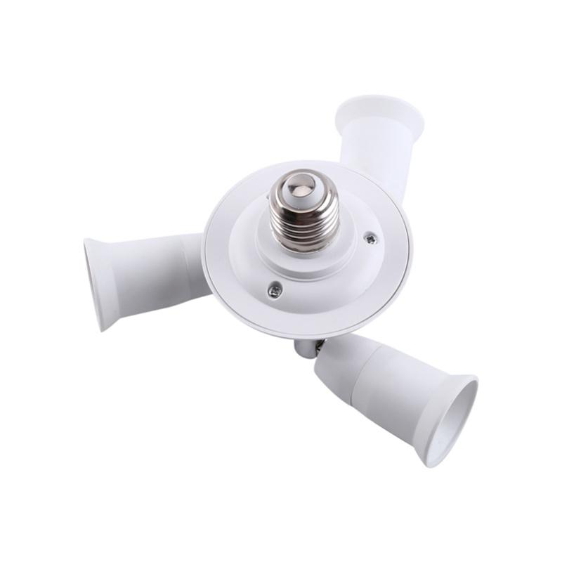 5 In 1 Adjustable E27 To E27 Base Light Lamp Bulb Adapter Holder Socket Splitter New #3