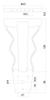 Scud 175 Type Tailpiece Chrome TP-175CS