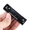 18650 Battery Holder Case Box with Shrapnel Single Slot Battery Storage Box Organiser 1-Slot Solderless with Hard Pin
