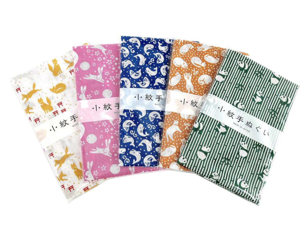 Miyamoto Towel Miyamoto Izumi Kobai Small Pattern Size Made in 33 x 90 Set of Product Number 33025 Tenugui, Tenugui, 5, Japan, Approx. cm, 5,