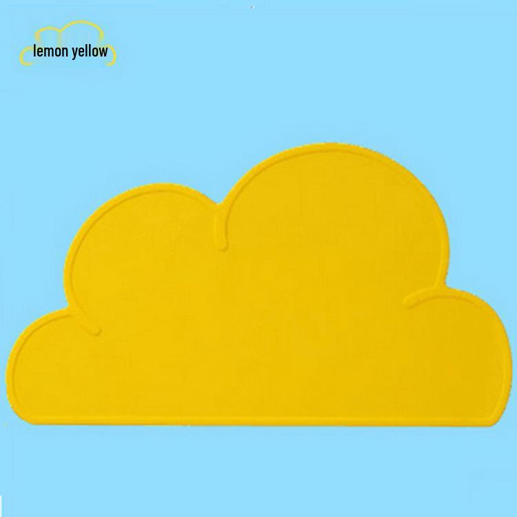 Cloud Macaron Silicone Spill-Proof Placemat for Kids