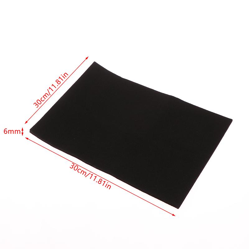 300*200Mm High Temp Durable Graphite Felt Black Welding Protective Blanket Torch Shield Pack Carbon Fiber Protective Sheet
