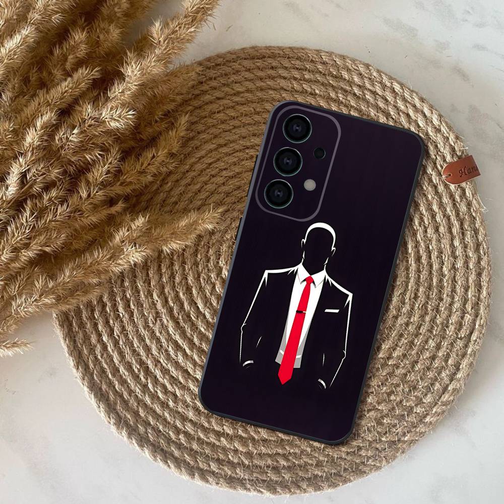 Suit Up Tie Phone Case For Samsung S25,S24,S21,S22,S23,S30,Ultra,S20,Plus,Fe,Lite,Note,10,9,5G Black Cover