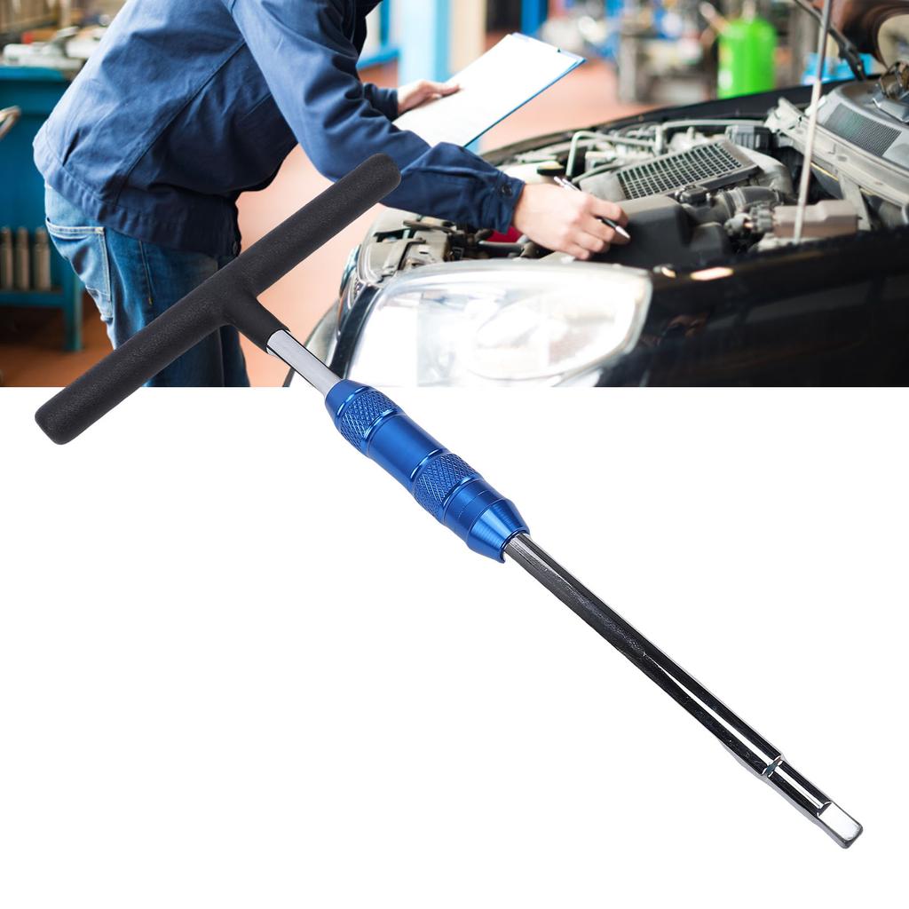 T Handle Wrench 1Celsius4 Inch with 3Celsius8 Inch Adapter 360 Degree Rotating Handle   Drive Wrench for Home Repair