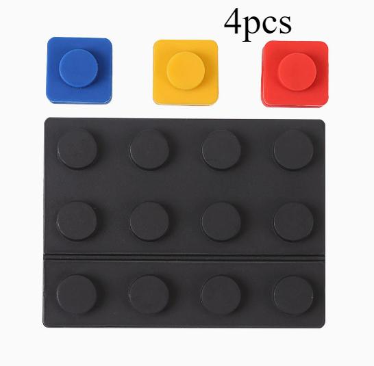 

4/8 pcs Cable Organizer Block Desktop/Wall-Mount Compatible, Securely Stores Phone Charging Cables, Anti-Slip Cord Management